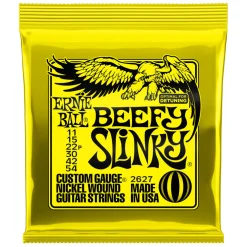 Ernie Ball Beefy Slinky Nickel Wound Electric Guitar Strings, 11-54 Gauge