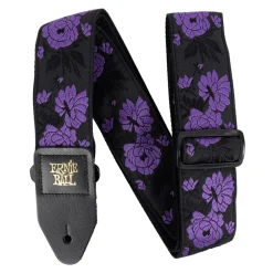 Ernie Ball Classic Jacquard Guitar/Bass Strap - Lavender Rose