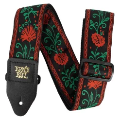 Ernie Ball Classic Jacquard Guitar/Bass Strap - Western Rose