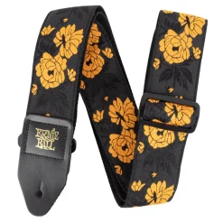 Ernie Ball Classic Jacquard Guitar/Bass Strap - Tangerine Rose