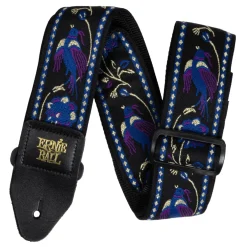 Ernie Ball Classic Jacquard Guitar/Bass Strap - Purple Pleasant Pheasant