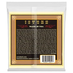 Ernie Ball Earthwood Silk and Steel Soft 12-String 80/20 Bronze Acoustic Guitar String, 9-46 Gauge