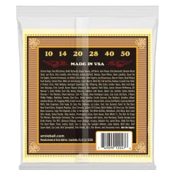 Ernie Ball Earthwood Silk and Steel Extra Soft 80/20 Bronze Acoustic Guitar String, 10-50 Gauge