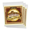 Ernie Ball Earthwood Silk and Steel Extra Soft 8020 Brnz Ac Gtr Strings 3 Pk 10 50