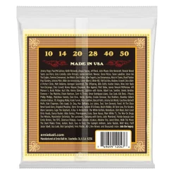 Ernie Ball Earthwood Silk and Steel Extra Soft 8020 Brnz Ac Gtr Strings 3 Pk 10 50