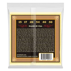 Ernie Ball Earthwood Silk and Steel Regular 80/20 Bronze Acoustic Guitar String, 13-56 Gauge