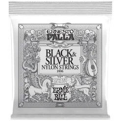 Ernie Ball Ernesto Palla Black and Silver Nylon Classical Guitar String