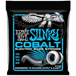 Ernie Ball Extra Slinky Cobalt Electric Bass String, 40-95 Gauge