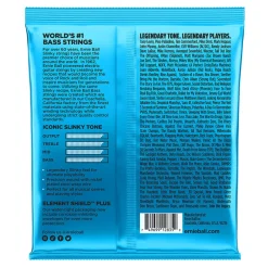 Ernie Ball Extra Slinky Nickel Wound Electric Bass String, 40-95 Gauge