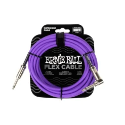 Ernie Ball Flex Instrument Cable - Purple, 20 feet