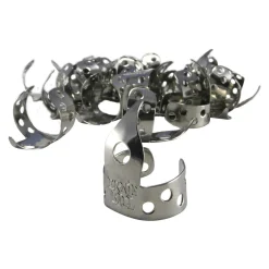 Ernie Ball Genuine Pickey Picks Metal Finger Picks Bag of 24 Pieces