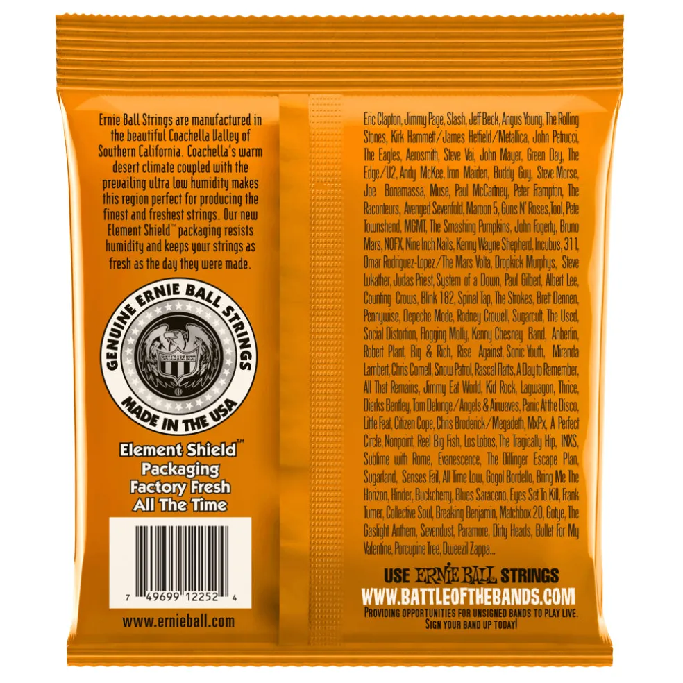 Ernie Ball Hybrid Slinky Classic Rock n Roll Pure Nickel Wrap Electric Guitar Strings, 9-46 Gauge
