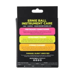 Ernie Ball Instrument Care 3-pack w/Microfibre Polish Cloth