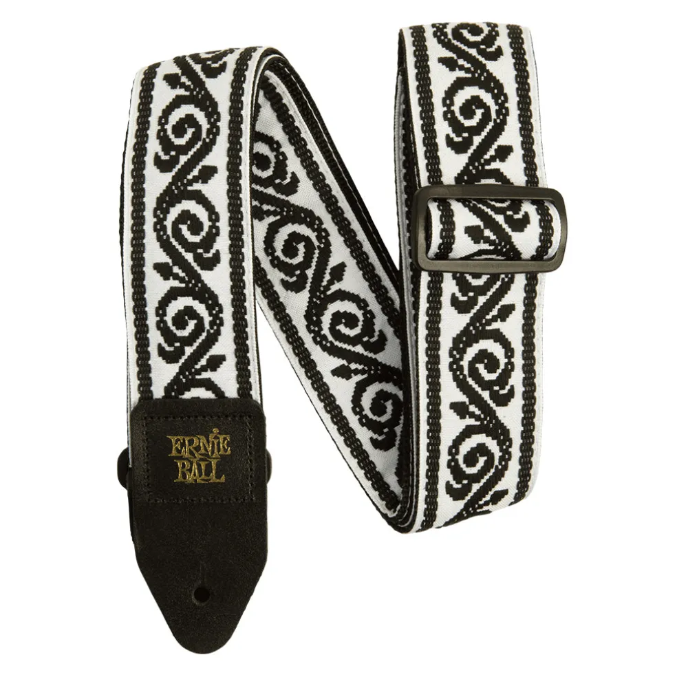 Ernie Ball Jacquard Guitar Strap - Black Vine