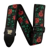 Ernie Ball Jacquard Strap - Red Spanish Rose