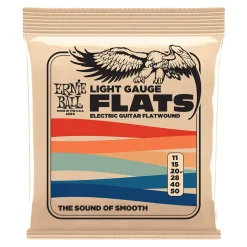 Ernie Ball Light Flatwound Electric Guitar Strings - 11-50 Gauge