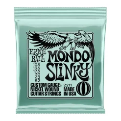 Ernie Ball Mondo Slinky Nickel Wound Electric Guitar Strings, 10.5-52 Gauge