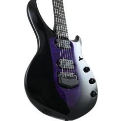 Ernie Ball Music Man - Majesty6, Wisteria Blossom, Black Matte H/W - Ebony Neck