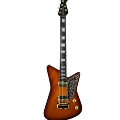 Ernie Ball Music Man - Mariposa Electric Guitar - Sahara Sunset Gold Hardware
