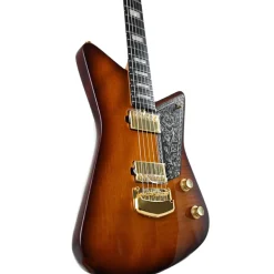 Ernie Ball Music Man - Mariposa Electric Guitar - Sahara Sunset Gold Hardware