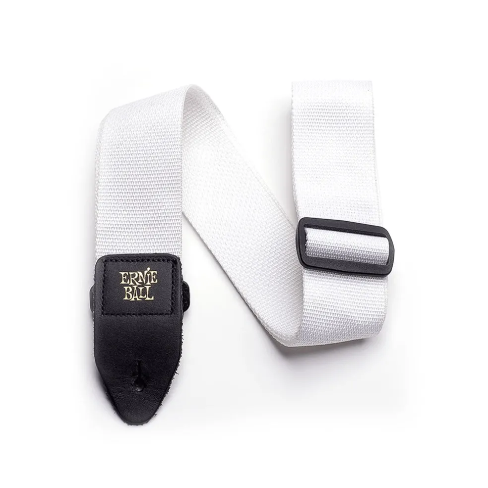 Ernie Ball Polypro Guitar Strap, White
