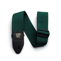 Ernie Ball Polypro Guitar Strap, Forest Green