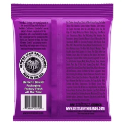 Ernie Ball Power Slinky Classic RnR Pure Nickel Electric Guitar Strings- 3-Pack 11-48