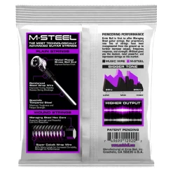 Ernie Ball Power Slinky M-Steel Electric Guitar Strings, 11-48 Gauge