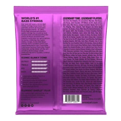Ernie Ball Power Slinky Nickel Wound Electric Bass Strings, 55-110 Gauge