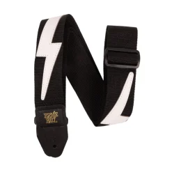 Ernie Ball Premium Guitar Strap - White Lightning