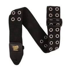 Ernie Ball Premium Guitar Strap - Hole Lotta Metal Silver