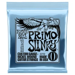 Ernie Ball Primo Slinky Nickel Wound Electric Guitar Strings, 9.5-44 Gauge