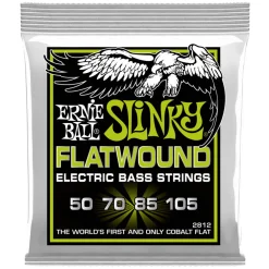 Ernie Ball Regular Slinky Flatwound Electric Bass Strings, 50-105 Gauge