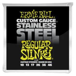 Ernie Ball Regular Slinky Stainless Steel Wound Electric Guitar Strings
