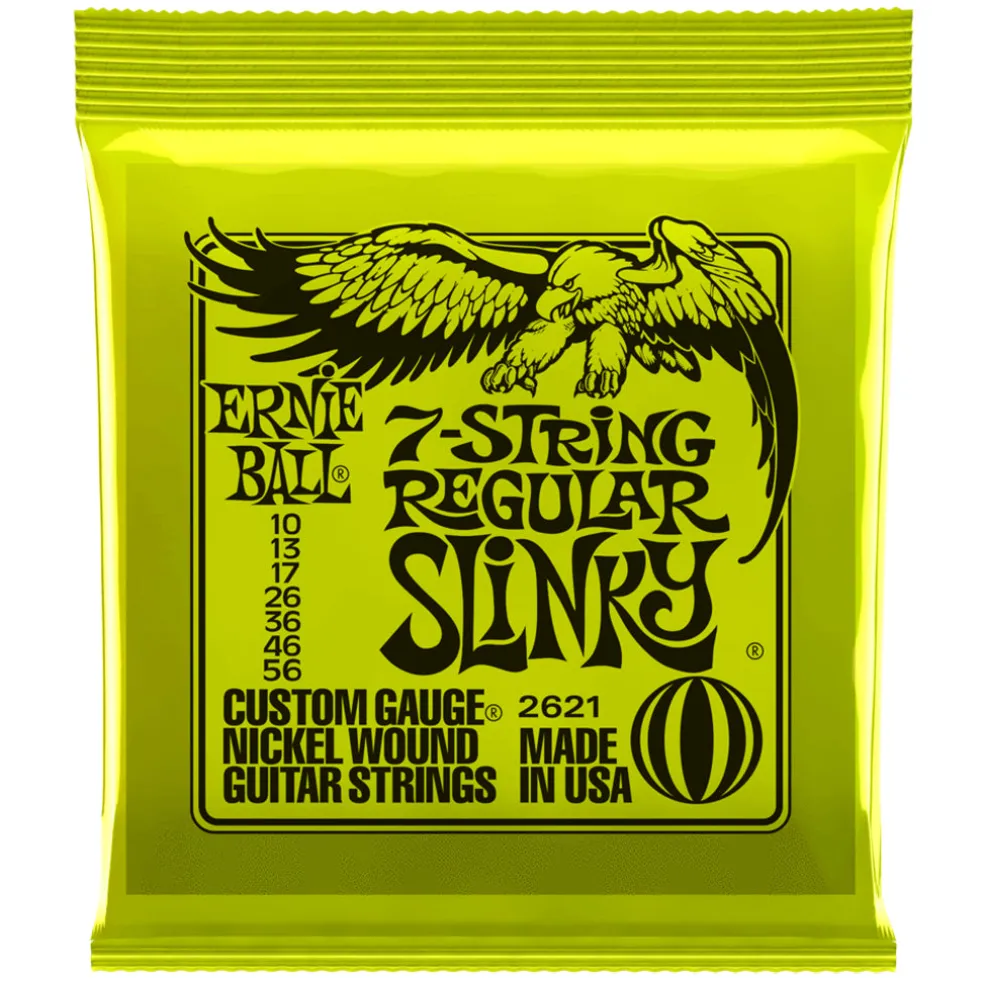 Ernie Ball Regular Slinky 7-String Nickel Wound Electric Guitar Strings
