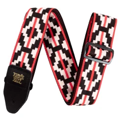 Ernie Ball Ristra Red Jacquard Strap