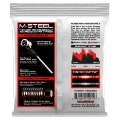 Ernie Ball Skinny Top Heavy Bottom Slinky M-Steel Electric Guitar Strings