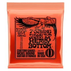 Ernie Ball Skinny Top Heavy Bottom Slinky 7-String Nickel Wound Electric Guitar Stings 10-62 Gauge