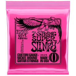 Ernie Ball 7-String Super Slinky Nickel Wound Set .009 - .052 Gauge