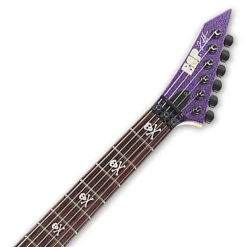 ESP Custom Shop KH-2 Kirk Hammett Signature Electric Guitar Purple Sparkle