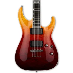 ESP E-II Horizon Electric Guitar - Tiger Eye Amber Fade