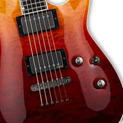 ESP E-II Horizon Electric Guitar - Tiger Eye Amber Fade