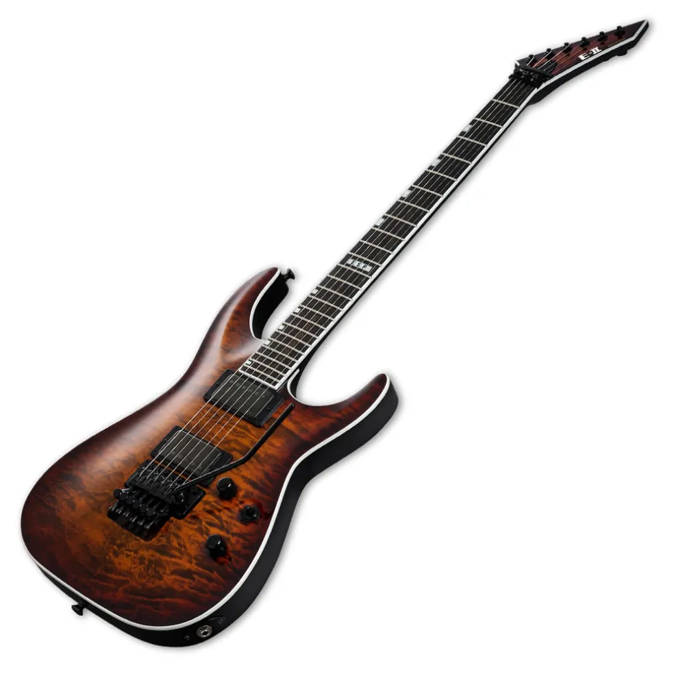 ESP E-II Horizon FR-II Tiger Eye Sunburst Electric Guitar