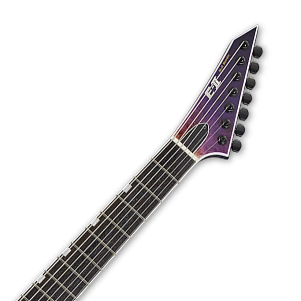 ESP E-II M II Purple Natural Fade 7 String w/Bare Knuckle Pickups