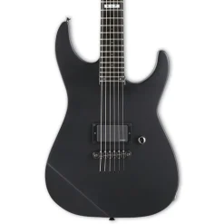 ESP E-II M-I Neck Thru NT - Black Satin