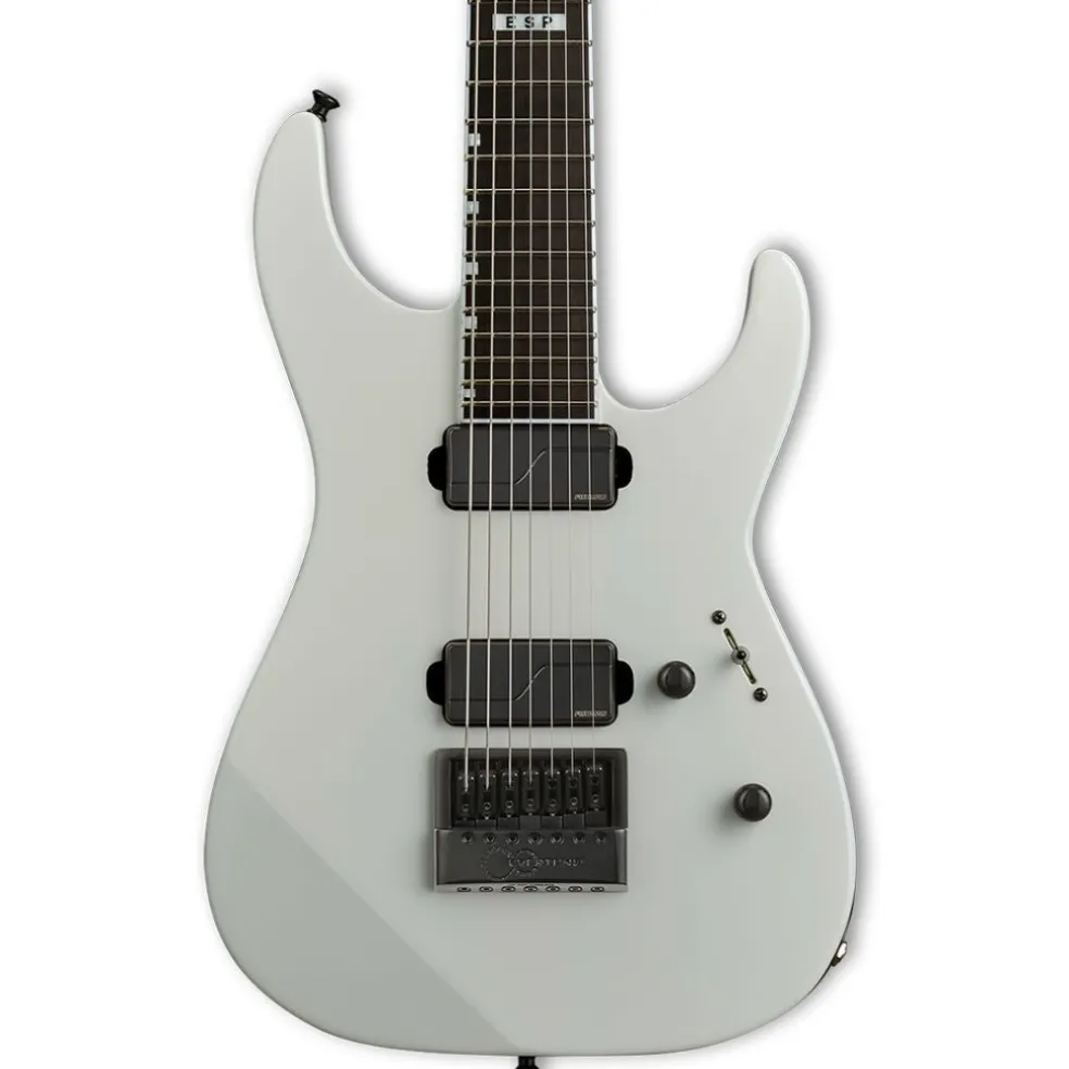 ESP E-II M-II 7B 7 String Electric Guitar Baritone Evertune - Pearl White - E2-MII7BETPW