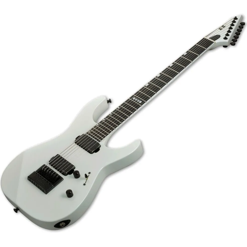ESP E-II M-II 7B 7 String Electric Guitar Baritone Evertune - Pearl White - E2-MII7BETPW