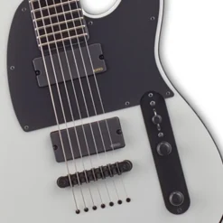 ESP E-II T-B7 Baritone Electric Guitar 7-String - Snow White