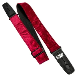 ESP Lock it Strap 2'' Crushed Velvet Red