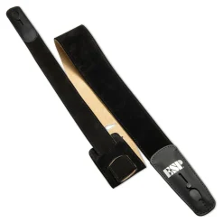 ESP Lock it Strap 2.5'' Suede Leather Black
